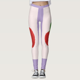 Erdbeermalerei Leggings