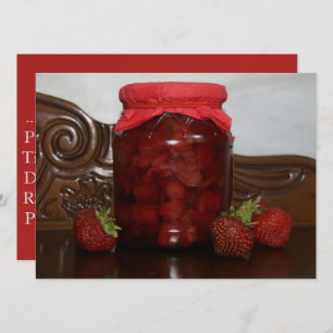 Erdbeermarmelade Einladung
