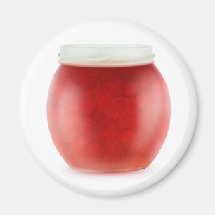 Erdbeermarmelade Magnet