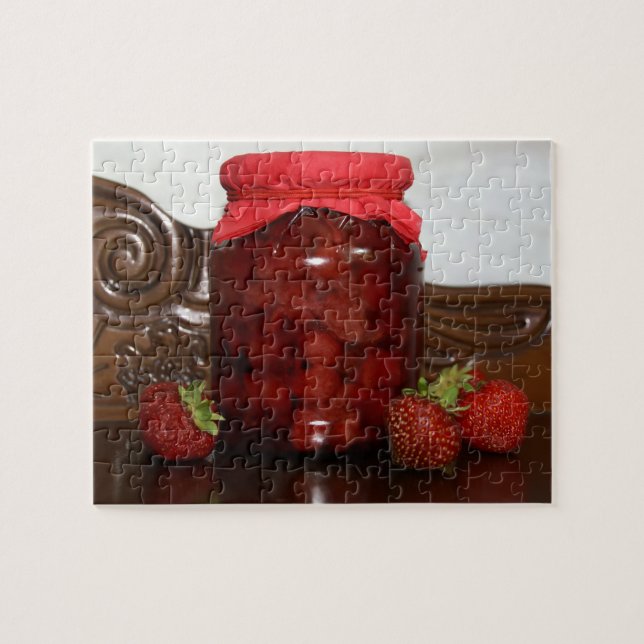 Erdbeermarmelade Puzzle (Horizontal)