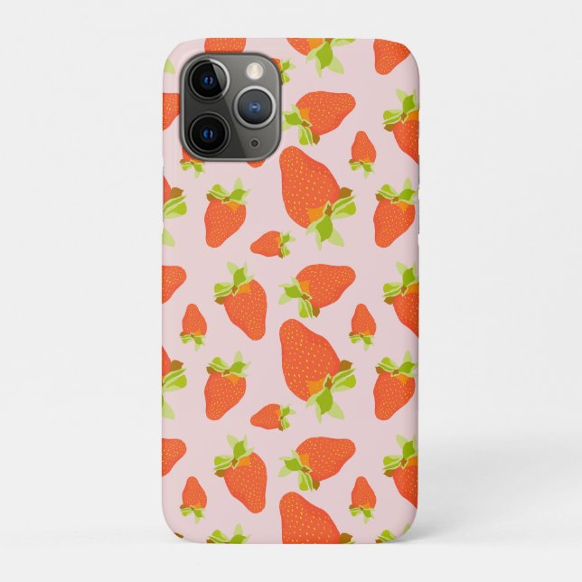 Erdbeermilch Case-Mate iPhone Hülle (Rückseite)