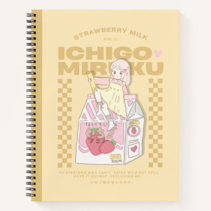 🍓✨Erdbeermilch ✨🍓 Notizbuch