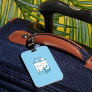 Erdbeermilchkarton-Gepäckanhänger Gepäckanhänger