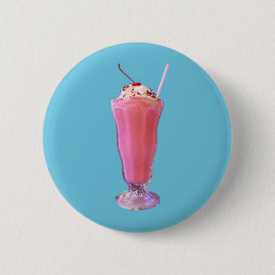 Erdbeermilchshake Button