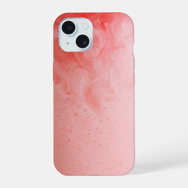 Erdbeermilchshake cool iPhone 15 hülle (Rückseite)