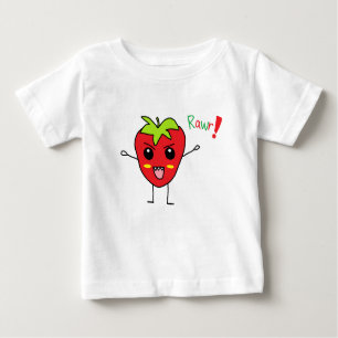 Erdbeermonster Baby T-shirt