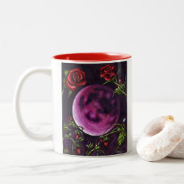 Erdbeermoon Zweifarbige Tasse