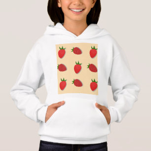 Erdbeermuster für Früchte im Sommer gute Gesichtsb Hoodie