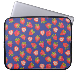 Erdbeermuster Laptopschutzhülle