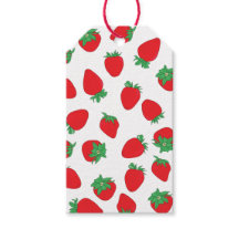 Erdbeermuster mit Namenstext