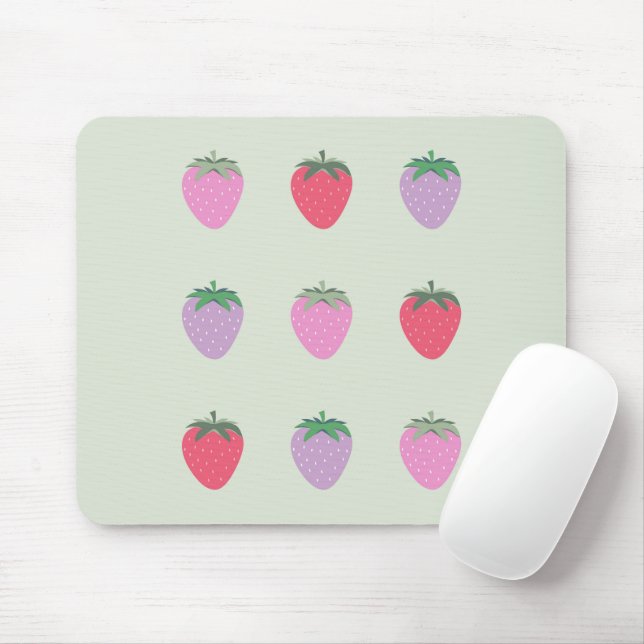 Erdbeerpackung Mousepad (Mit Mouse)