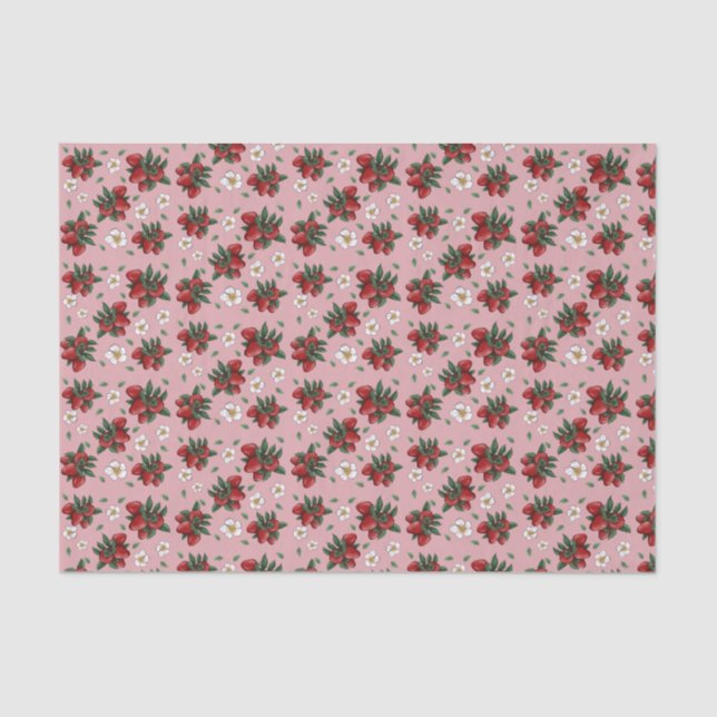 Erdbeerpapier Seidenpapier (Vorderseite)