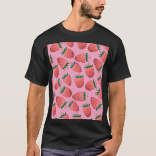 Erdbeerpastell: Vintage Süße T-Shirt