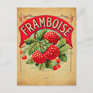 Erdbeerplakat, Frucht, Strawberry, Raspberry, s Postkarte