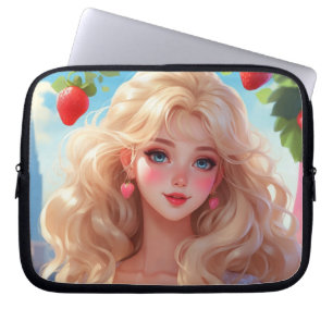 Erdbeerprinzessin Laptopschutzhülle
