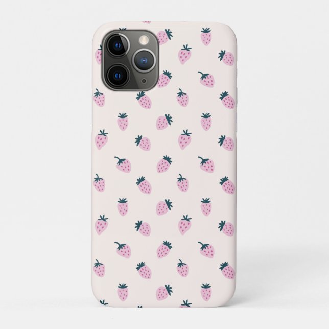 Erdbeerrosa Case-Mate iPhone Hülle (Rückseite)