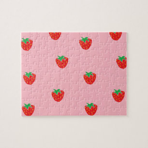 Erdbeerrosa Puzzle