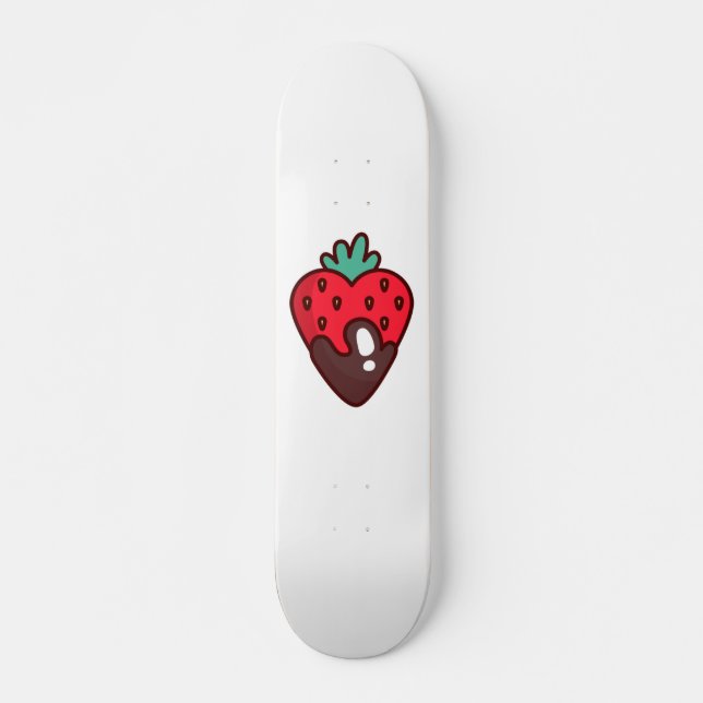 Erdbeerskateboard Skateboard (Vorne)