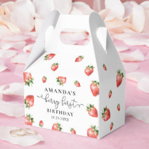 Erdbeersommer-Partygeschenkboxen