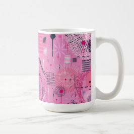 Erdbeersundae-Abstract-Art Kaffeetasse