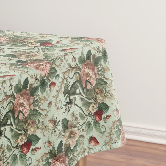 Erdbeersünden – Gothic Medium Pattern Tischdecke (Beispiel)