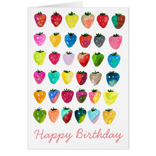 Erdbeersüße niedliche Fruchtfarbe (Vorne)