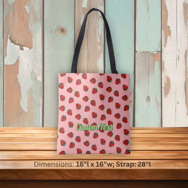 Erdbeersymbol-Muster-Tasche (Von Creator hochgeladen)