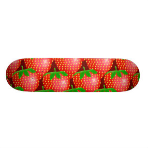 Erdbeertapete Skateboard