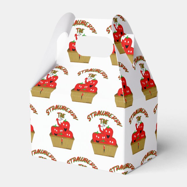 Erdbeerzeit! Geschenkschachtel (Vorderseite)