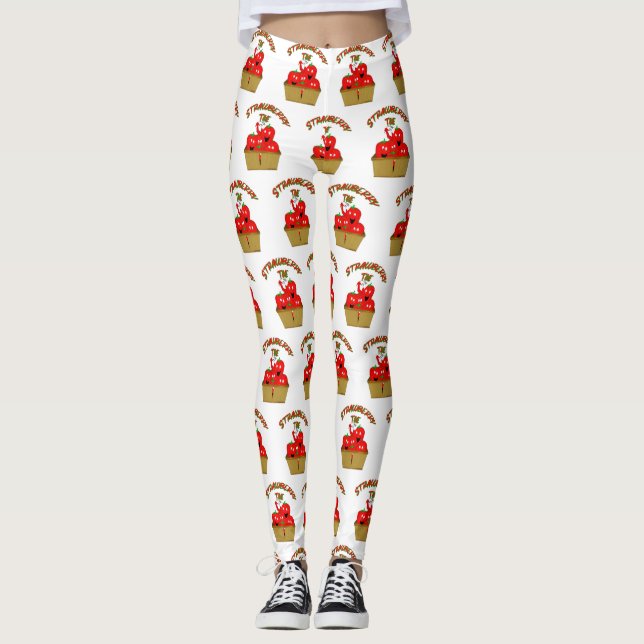 Erdbeerzeit! Leggings (Vorderseite)