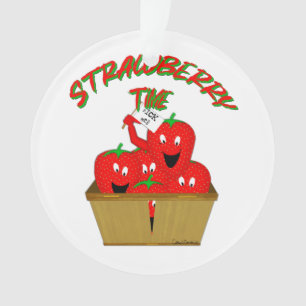 Erdbeerzeit! Ornament