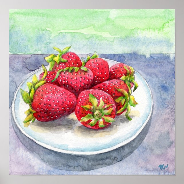 Erdbeerzeit Poster (Vorne)