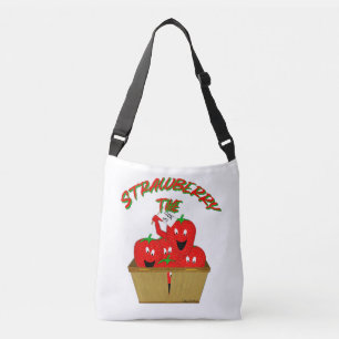 Erdbeerzeit! Tragetaschen Mit Langen Trägern
