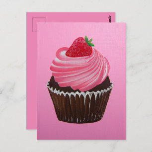 Erdbeerzucker postkarte