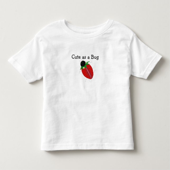 Erdberry Bug Design Kleinkind T-shirt (Vorderseite)