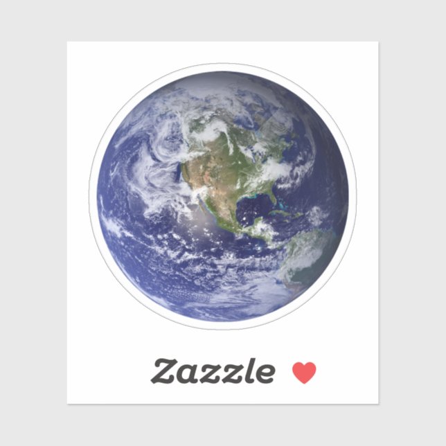 Erde Aufkleber (Blatt)