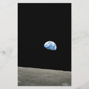Erde aus dem Universum des Mond Briefpapier