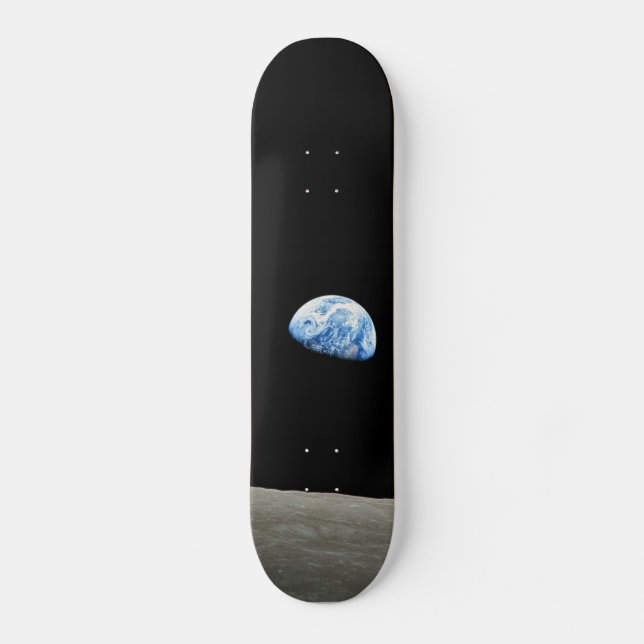 Erde aus dem Universum des Mond Skateboard (Vorderseite)