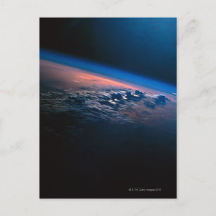 Erde aus dem Weltraum 2 Postkarte
