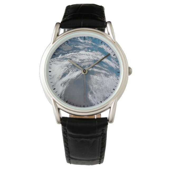 Erde aus der Apollo 12 Raumsonde. Armbanduhr (Vorderseite)