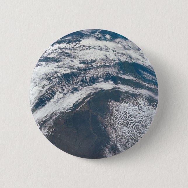 Erde aus der Apollo 12 Raumsonde. Button (Vorderseite)