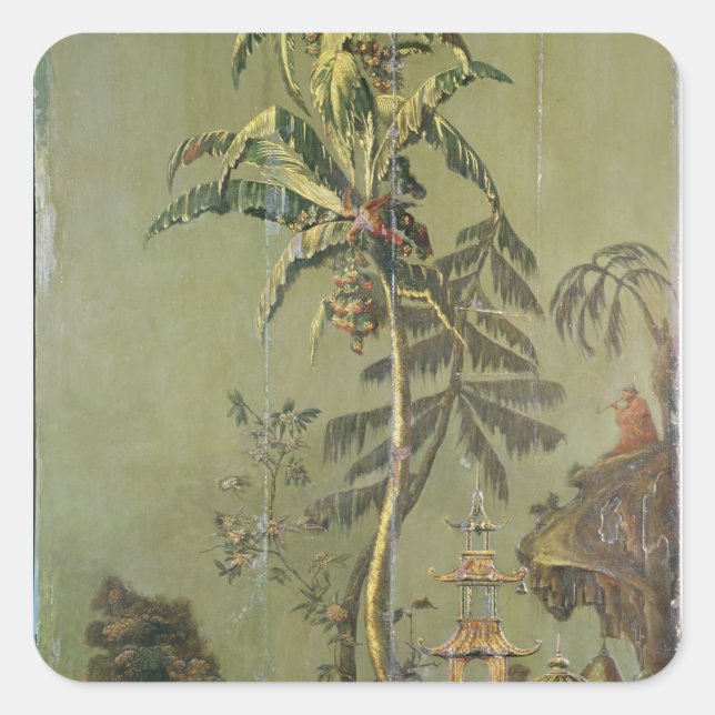 Erde, aus einer Reihe von Tafeln, die Quadratischer Aufkleber (Vorderseite)