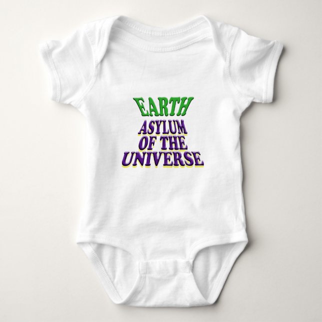 ERDE BABY STRAMPLER (Vorderseite)