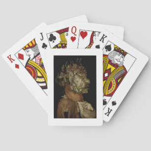 Erde, c.1570 (Öl auf Tafel) Spielkarten