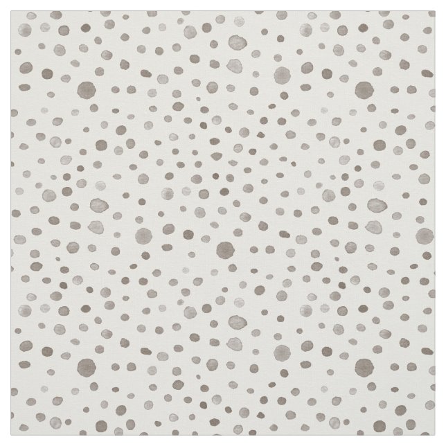 Erde Confetti Wasserfarben Dots Fabric Stoff (Muster)