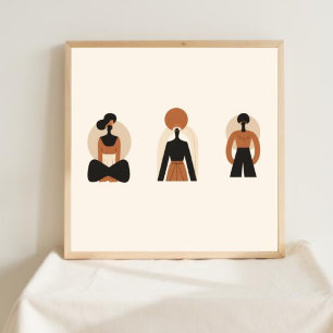 Erde & Form – Minimalistische Botanische Kunst 2 Poster