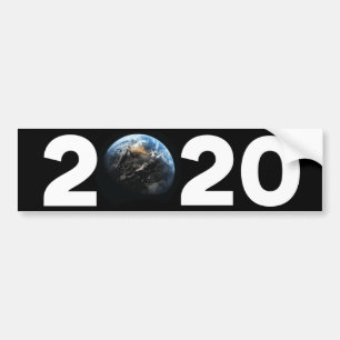 Erde für President® Kampagne, "2020" Stoßdämpf Autoaufkleber