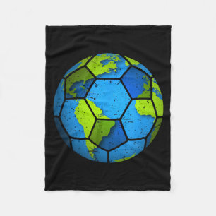 Erde Fußball Erde Tag Geschenke Lustiger Erde Tag Fleecedecke
