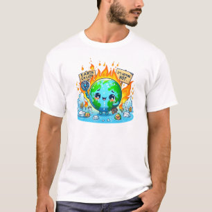 Erde genannt - Art des Bewusstseins für den Klimaw T-Shirt
