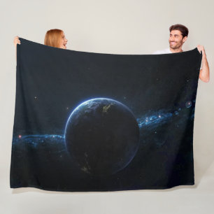 ERDE IM RAUM FLEECEDECKE